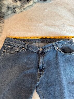 Lacoste Women's Boot Cut Jeans in Medium Blue
